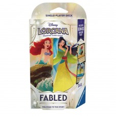 Disney Lorcana 集換式卡牌遊戲 - 傳說 單人牌組(艾莉兒與花木蘭) Disney Lorcana - Set 9 - Fabled - Starter Deck - ARIEL & MULAN - 11098603