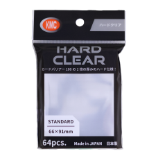 KMC 64入標準第二層厚卡套 - KMC 64 Card Barrier - Hard Clear (2025新版) (66mm×91mm) - 053