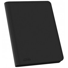 Ultimate Guard Zipfolio XenoSkin 9-Pocket - Black - UGD010208 - 9格類皮革拉鍊卡冊-黑色