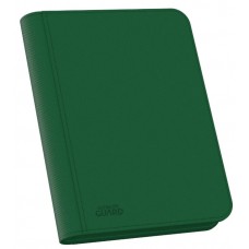 Ultimate Guard Zipfolio XenoSkin 4-Pocket - Green - UGD010353 - 4格類皮革拉鍊卡冊-綠色