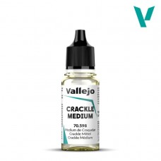 Acrylicos Vallejo - 遊戲色彩128, 模型色彩198 - 70598 - 輔助溶劑 Auxiliary - 裂紋劑 Crackle Medium - 17 ml. (NT 100)(6/盒)