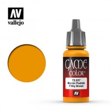 Acrylicos Vallejo - 遊戲色彩 Game Color - 037 - 72037 - 髒棕色 Filthy Brown - 17 ml. (NT 100)(6/盒)