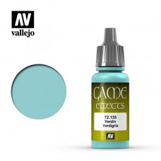 Acrylicos Vallejo - 遊戲色彩 Game Color - 112 - 72135 - 銅綠色（效果漆） Verdigris - 17 ml. (NT 100)(6/盒)