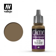 Acrylicos Vallejo - 遊戲色彩 Game Color - 104 - 72153 - 重棕色（不透明漆） Heavy Brown - 17 ml. (NT 100)(6/盒)