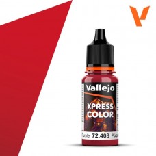Acrylicos Vallejo - 遊戲色彩 Game Color - 速塗色Xpress Color-72408- 神職紫色 Cardinal Purple(6/盒)