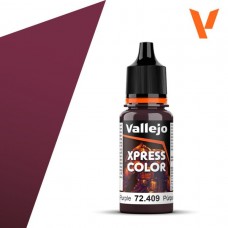 Acrylicos Vallejo - 遊戲色彩 Game Color - 速塗色Xpress Color-72409- 深紫色 Deep Purple(6/盒)