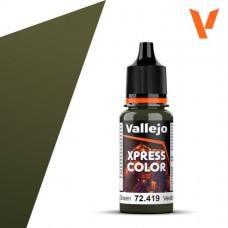 Acrylicos Vallejo - 遊戲色彩 Game Color - 速塗色Xpress Color-72419- 瘟疫綠色 Plague Green(6/盒)