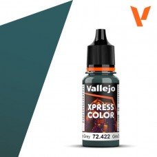 Acrylicos Vallejo - 遊戲色彩 Game Color - 速塗色Xpress Color-72422- 深空灰色 Space Grey(6/盒)