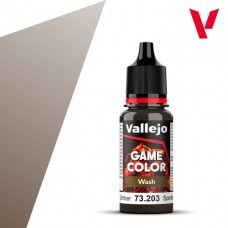Acrylicos Vallejo - 遊戲色彩 Game Color - 117 - 73203 - 棕土色（漬洗漆） Umber - 17 ml. (NT 100)(6/盒)