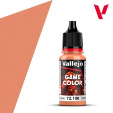 Acrylicos Vallejo - 遊戲色彩 Game Color - 073 - 72100 - 玫瑰膚色 Rosy Flesh - 17 ml. (NT 100)(6/盒)