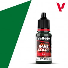 Acrylicos Vallejo - 遊戲色彩 Game Color - 085 - 72089 - 綠色墨水 Green Ink - 17 ml. (NT 100)(6/盒)
