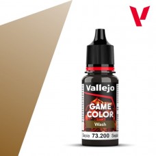 Acrylicos Vallejo - 遊戲色彩 Game Color - 114 - 73200 - 褐色（漬洗漆）Sepia - 17 ml. (NT 100)(6/盒)