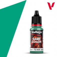 Acrylicos Vallejo - 遊戲色彩 Game Color - 025 - 72025 - 惡毒綠色 Foul Green - 17 ml. (NT 100)(6/盒)