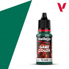 Acrylicos Vallejo - 遊戲色彩 Game Color - 026 - 72026 - 玉石綠色 Jade Green - 17 ml. (NT 100)(6/盒)