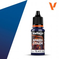 Acrylicos Vallejo - 遊戲色彩 Game Color - 速塗色Xpress Color-72411- 神秘藍色 Mystic Blue(6/盒)