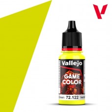 Acrylicos Vallejo - 遊戲色彩 Game Color - 一般色Color-72122- 膽汁綠色 Bile Green(6/盒)