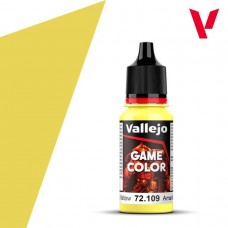 Acrylicos Vallejo - 遊戲色彩 Game Color - 一般色Color-72109- 劇毒黃色 Toxic Yellow(6/盒)