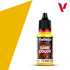 Acrylicos Vallejo - 遊戲色彩 Game Color - 005 - 72005 - 月光黃色 Moon Yellow - 17 ml. (NT 100)(6/盒)