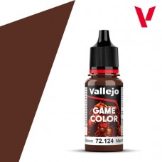 Acrylicos Vallejo - 遊戲色彩 Game Color - 一般色Color-72124- 戈爾貢棕色 Gorgon Brown(6/盒)