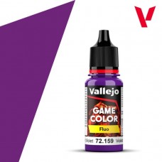 Acrylicos Vallejo - 遊戲色彩 Game Color - 螢光色Fluo-72159- 螢光紫色 Fluorescent Violet(6/盒)