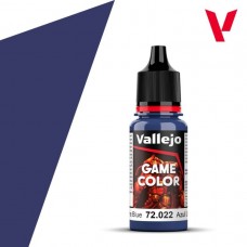 Acrylicos Vallejo - 遊戲色彩 Game Color - 022 - 72022 - 群青藍色 Ultramarine Blue - 17 ml. (NT 100)(6/盒)