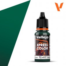 Acrylicos Vallejo - 遊戲色彩 Game Color - 速塗色Xpress Color-72417- 蛇綠色 Snake Green(6/盒)