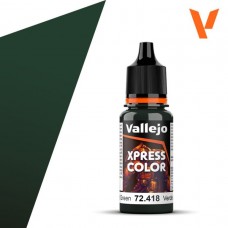 Acrylicos Vallejo - 遊戲色彩 Game Color - 速塗色Xpress Color-72418- 蜥蜴綠色 Lizard Green(6/盒)