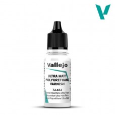 Acrylicos Vallejo - 遊戲色彩 Game Color - 輔助溶劑Auxiliary -72653- 聚氨酯超消光清漆色 Polyurethane Ultra Matt Varnish(6/盒)