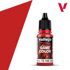 Acrylicos Vallejo - 遊戲色彩 Game Color - 079 - 72106 - 血紅色 Scarlett Blood - 17 ml. (NT 100)(6/盒)
