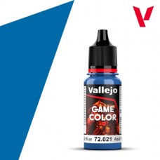 Acrylicos Vallejo - 遊戲色彩 Game Color - 021 - 72021 - 魔法藍色 Magic Blue - 17 ml. (NT 100)(6/盒)