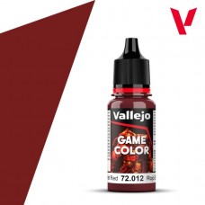 Acrylicos Vallejo - 遊戲色彩 Game Color - 012 - 72012 - 腥紅色 Scarlett Red - 17 ml. (NT 100)(6/盒)