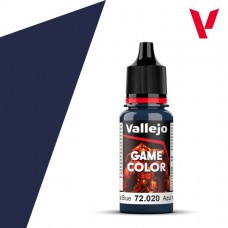 Acrylicos Vallejo - 遊戲色彩 Game Color - 020 - 72020 - 帝國藍色 Imperial Blue - 17 ml. (NT 100)(6/盒)