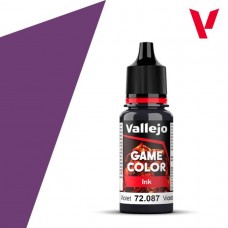 Acrylicos Vallejo - 遊戲色彩 Game Color - 083 - 72087 - 紫色墨水 Violet Ink - 17 ml. (NT 100)(6/盒)