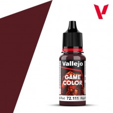 Acrylicos Vallejo - 遊戲色彩 Game Color - 一般色Color-72111- 夜間紅色 Nocturnal Red(6/盒)