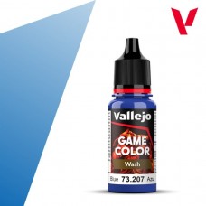 Acrylicos Vallejo - 遊戲色彩 Game Color - 121 - 73207 - 藍色（漬洗漆） Blue - 17 ml. (NT 100)(6/盒)
