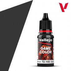 Acrylicos Vallejo - 遊戲色彩 Game Color - 106 - 72155 - 重木炭色（不透明漆） Heavy Charcoal - 17 ml. (NT 100)(6/盒)