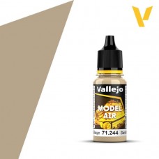 Acrylicos Vallejo - 71244 - 模型噴塗色彩 Model Air - 迷彩沙米色RAL Camouflage Sandbeige RAL 1039 - 17 ml.(NT 100)(6/盒)