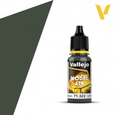 Acrylicos Vallejo - 71322 - 模型噴塗色彩 Model Air - 日本海軍墨綠色 IJN Black Green - 17 ml.(NT 100)(6/盒)