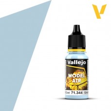 Acrylicos Vallejo - 71344 - 模型噴塗色彩 Model Air - 俄羅斯空軍灰色Protec. Coat Rus. AF Grey Protec. Coat - 17 ml.(NT 100)(6/盒)