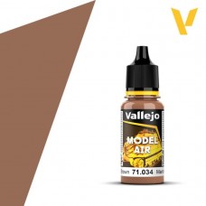 Acrylicos Vallejo - 71034 - 模型噴塗色彩 Model Air - 沙棕色 Sand Brown - 17 ml.(NT 100)(6/盒)