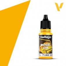 Acrylicos Vallejo - 71002 - 模型噴塗色彩 Model Air - 中階黃色 Medium Yellow - 17 ml.(NT 100)(6/盒)