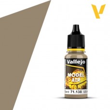Acrylicos Vallejo - 71138 - 模型噴塗色彩 Model Air - 美國沙色 US Sand - 17 ml.(NT 100)(6/盒)