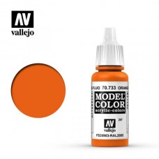 Acrylicos Vallejo - 模型色彩 Model Color - 207 - 70733 - 螢光橘色 Orange Fluo - 17 ml. (NT 100)(6/盒)