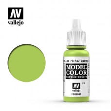 Acrylicos Vallejo - 模型色彩 Model Color - 210 - 70737 - 螢光綠色 Green Fluo - 17 ml. (NT 100)(6/盒)