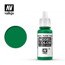 Acrylicos Vallejo - 模型色彩 Model Color - 188 - 70936 - 透明綠色 Transparent Green - 17 ml. (NT 100)(6/盒)