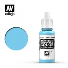 Acrylicos Vallejo - 模型色彩 Model Color - 067 - 70961 - 天藍色 Sky Blue - 17 ml. (NT 100)(6/盒)