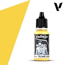 Acrylicos Vallejo - 模型色彩 Model Color - 010 - 70949 - 亮黃色 Light Yellow - 17 ml. (NT 100)(6/盒)