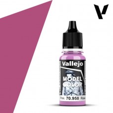 Acrylicos Vallejo - 模型色彩 Model Color - 040 - 70958 - 粉紅色 Pink - 17 ml. (NT 100)(6/盒)