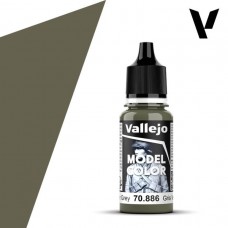 Acrylicos Vallejo - 模型色彩 Model Color - 101 - 70886 - 重綠灰色 Green Grey - 17 ml. (NT 100)(6/盒)