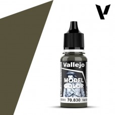 Acrylicos Vallejo - 模型色彩 Model Color - 102 - 70830 - 二戰德國戰場色 German Fieldgrey WWII - 17 ml. (NT 100)(6/盒)